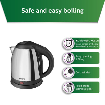 Philips HD9303/02 1.2-Litre Electric Kettle (Multicolor)