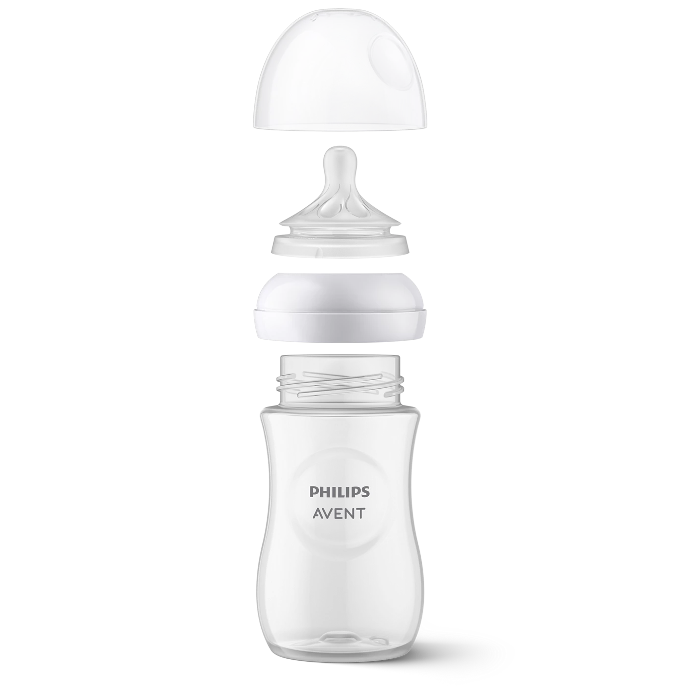 Philips Avent Natural Baby Bottle – Blue, 125ml | Recommended by Moms | Ideal for 1 Month+ | Natural Response Nipple Releases Milk Only When Baby Drinks | Single Pack SCY903/21